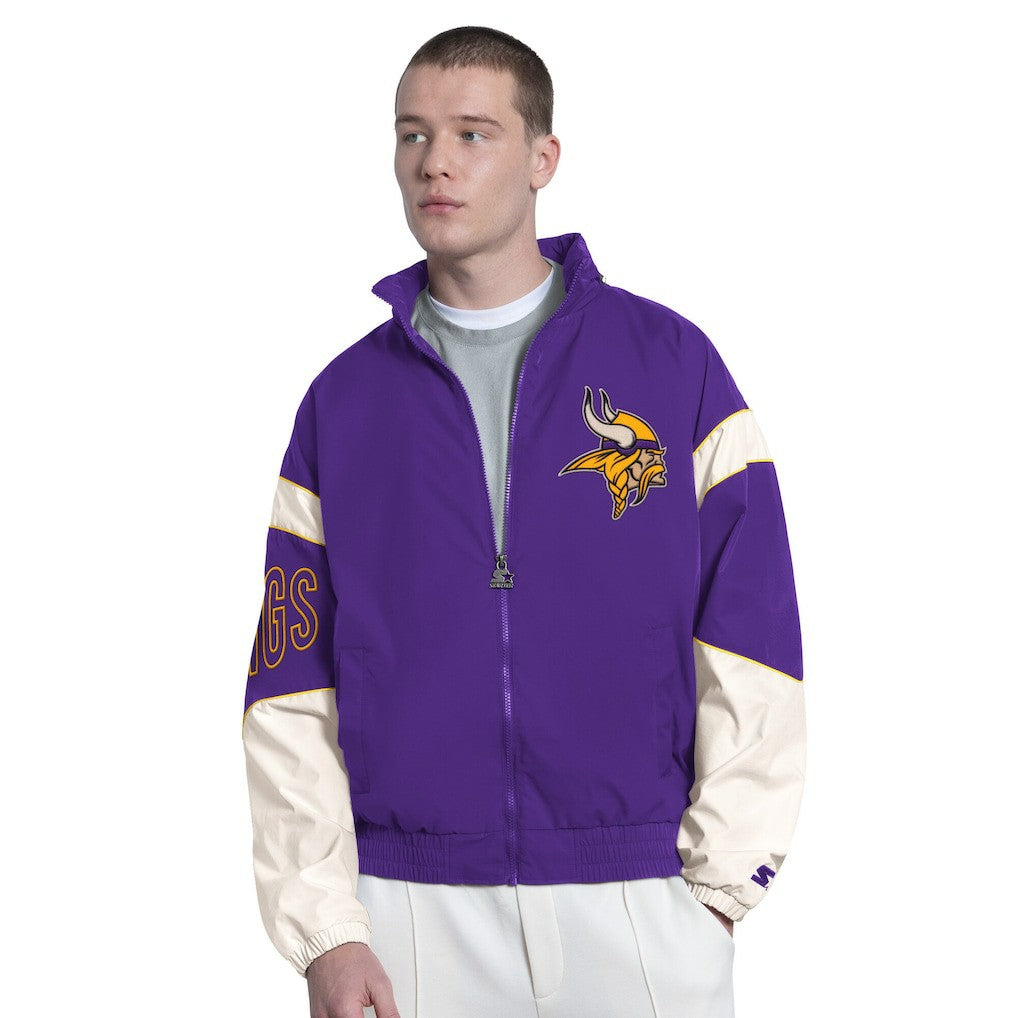 Minnesota Vikings Starter The Gust Full-Zip Hooded Jacket - Purple online