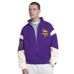 Minnesota Vikings Starter The Gust Full-Zip Hooded Jacket - Purple online