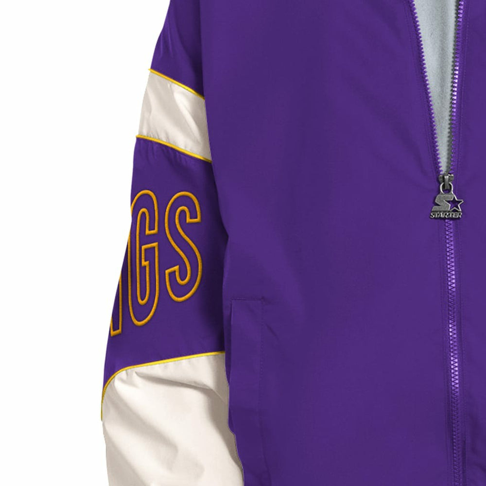 Minnesota Vikings Starter The Gust Full-Zip Hooded Jacket - Purple online