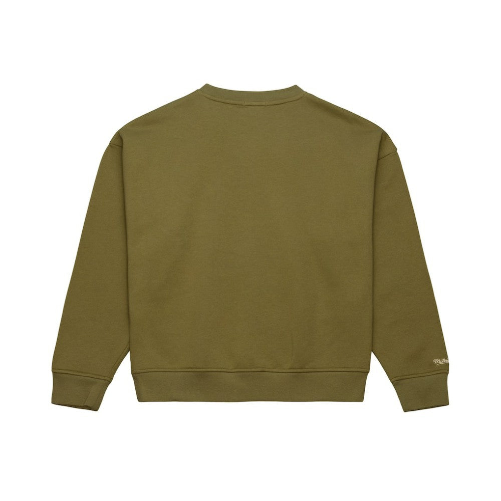Boston Bruins Mitchell & Ness Women's Fleece Sweatshirt Hunter Green