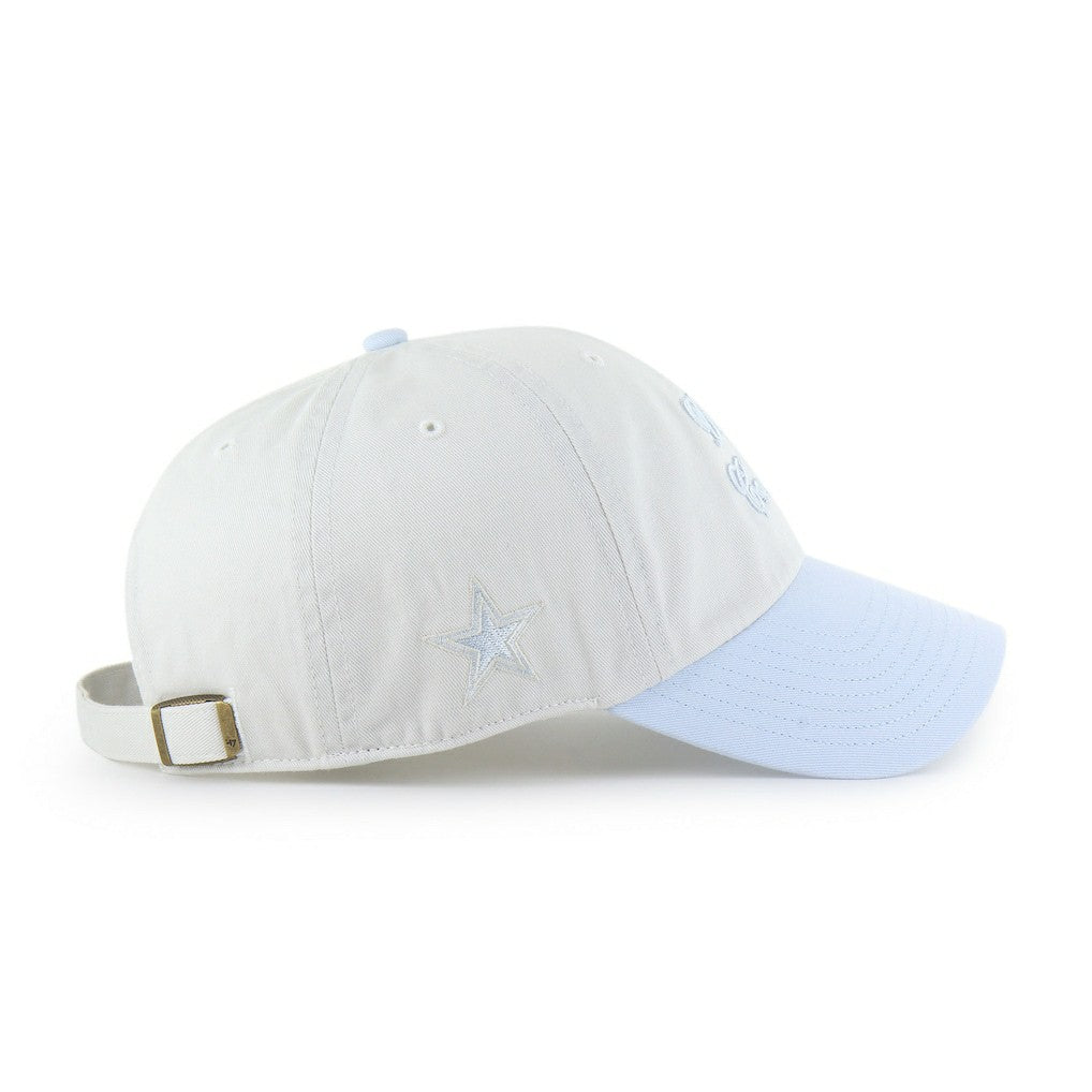 Dallas Cowboys '47 Women's Gelato Two-Tone Clean Up Adjustable Hat - White on sale