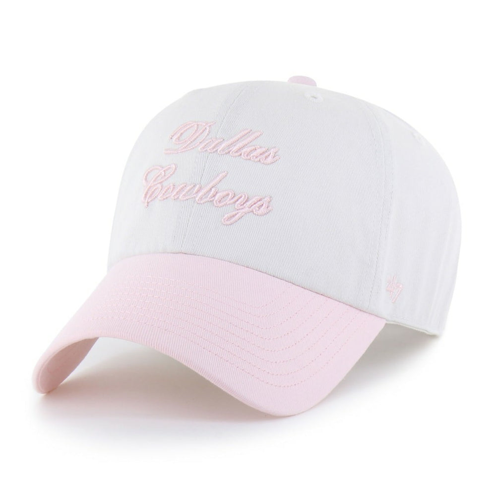 Dallas Cowboys '47 Women's Gelato Two-Tone Clean Up Adjustable Hat - White on sale