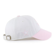 Dallas Cowboys '47 Women's Gelato Two-Tone Clean Up Adjustable Hat - White on sale