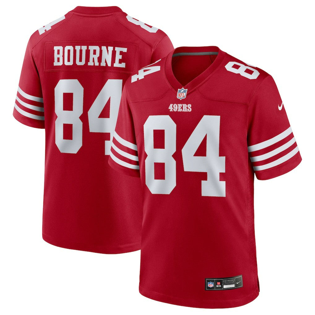 Kendrick Bourne San Francisco 49ers Team Game Jersey - Scarlet | Nike for sale