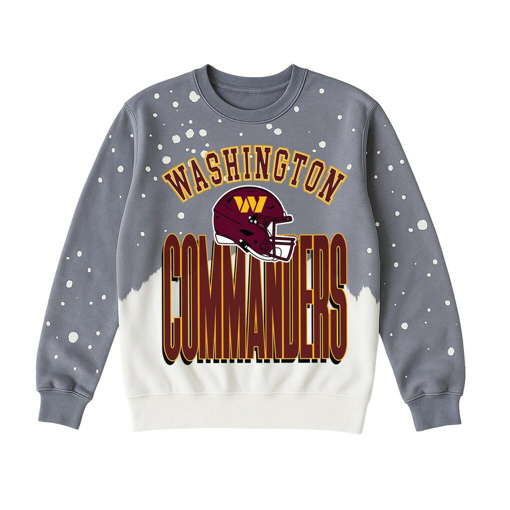 Washington Commanders Gameday Couture Women's Arch Rivals Faded Wash Sweatshirt - Gray online