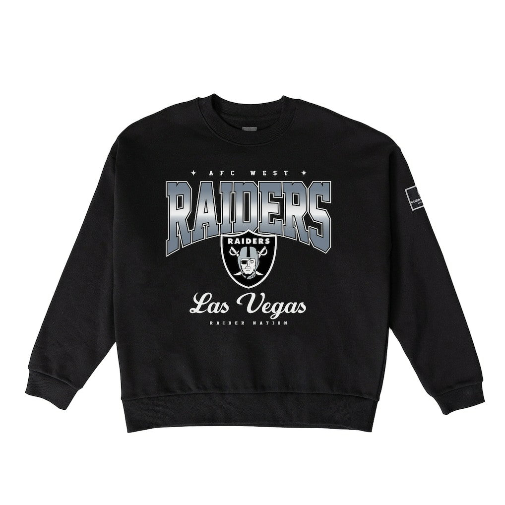Las Vegas Raiders Gameday Couture Women's Powerhouse Play Premium Fleece Sweatshirt - Black outlet