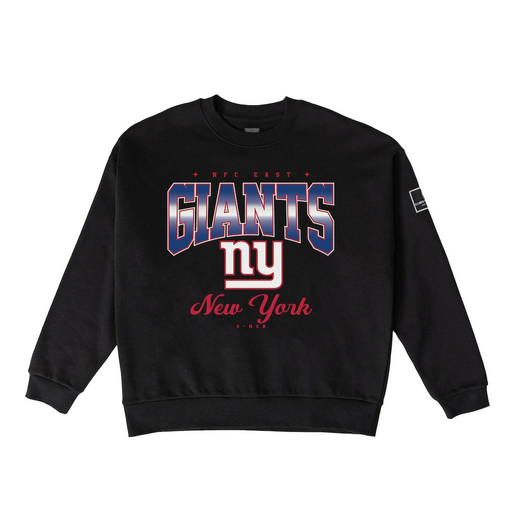 New York Giants Gameday Couture Women's Powerhouse Play Premium Fleece Sweatshirt - Black sale