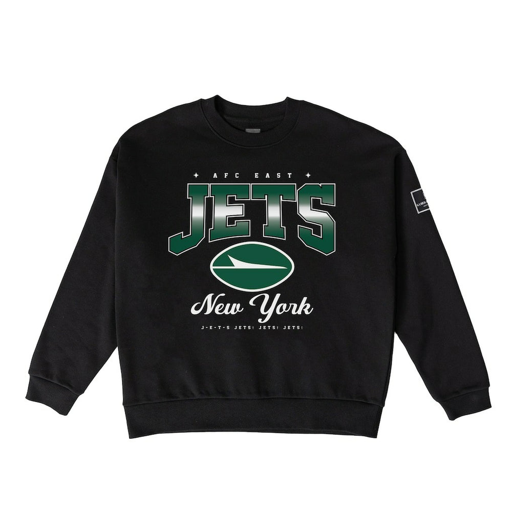 New York Jets Gameday Couture Women's Powerhouse Play Premium Fleece Sweatshirt - Black cheap