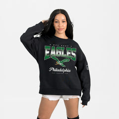 Philadelphia Eagles Gameday Couture Women's Powerhouse Play Premium Fleece Sweatshirt - Black sale