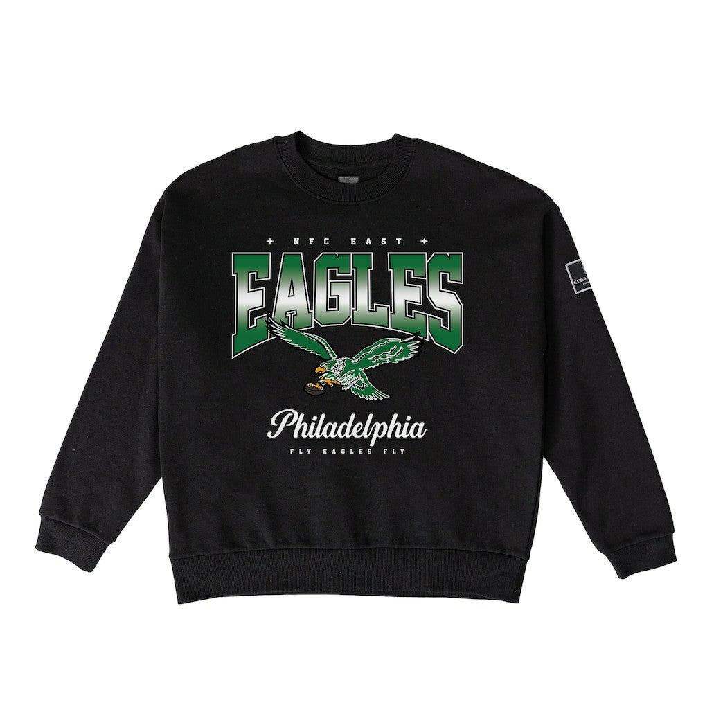 Philadelphia Eagles Gameday Couture Women's Powerhouse Play Premium Fleece Sweatshirt - Black sale