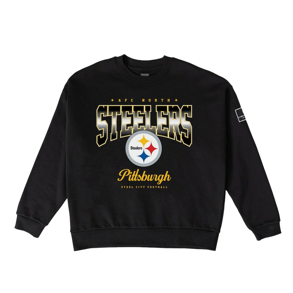 Pittsburgh Steelers Gameday Couture Women's Powerhouse Play Premium Fleece Sweatshirt - Black outlet