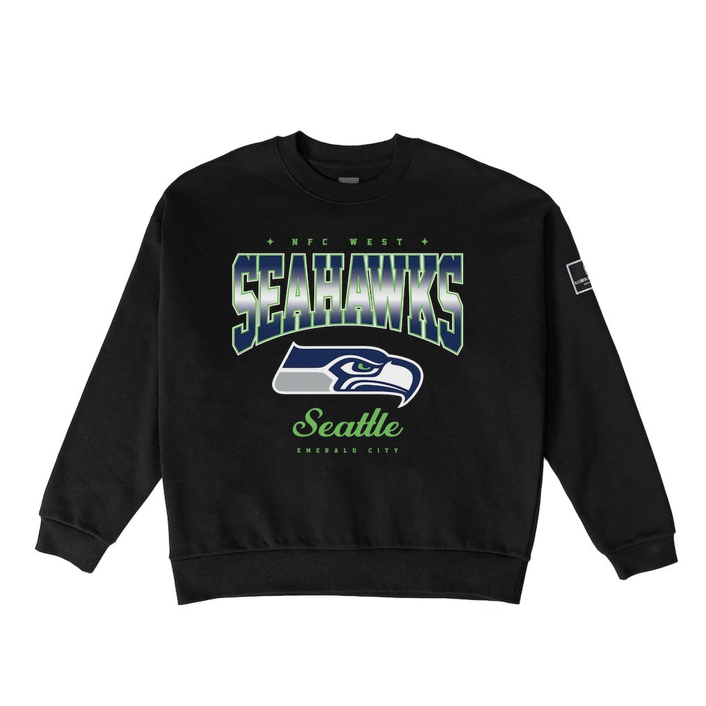 Seattle Seahawks Gameday Couture Women's Powerhouse Play Premium Fleece Sweatshirt - Black cheap