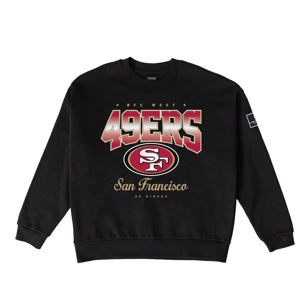San Francisco 49ers Gameday Couture Women's Powerhouse Play Premium Fleece Sweatshirt - Black for sale