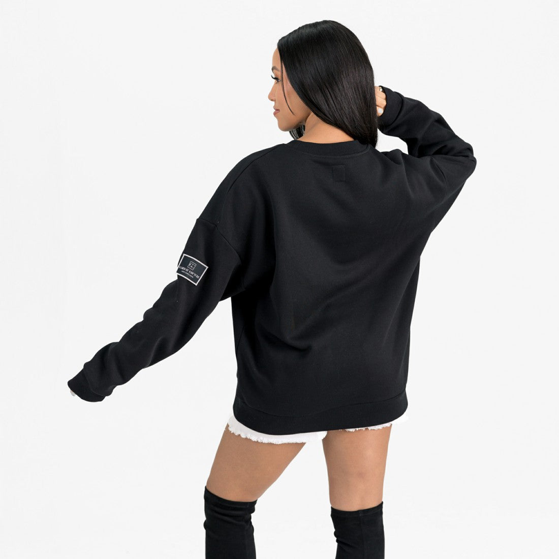 Tampa Bay Buccaneers Gameday Couture Women's Powerhouse Play Premium Fleece Sweatshirt - Black outlet