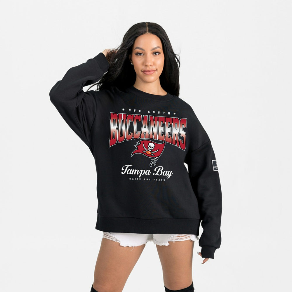 Tampa Bay Buccaneers Gameday Couture Women's Powerhouse Play Premium Fleece Sweatshirt - Black outlet