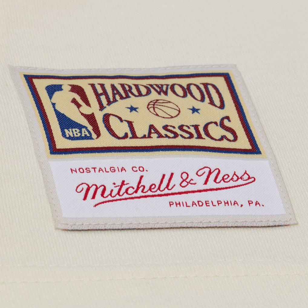 Houston Rockets Hardwood Classics Chainstitch Premium T-Shirt - Cream | Mitchell & Ness discount