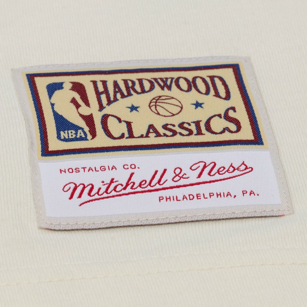 Memphis Grizzlies Hardwood Classics Chainstitch Premium T-Shirt - Cream | Mitchell & Ness shop