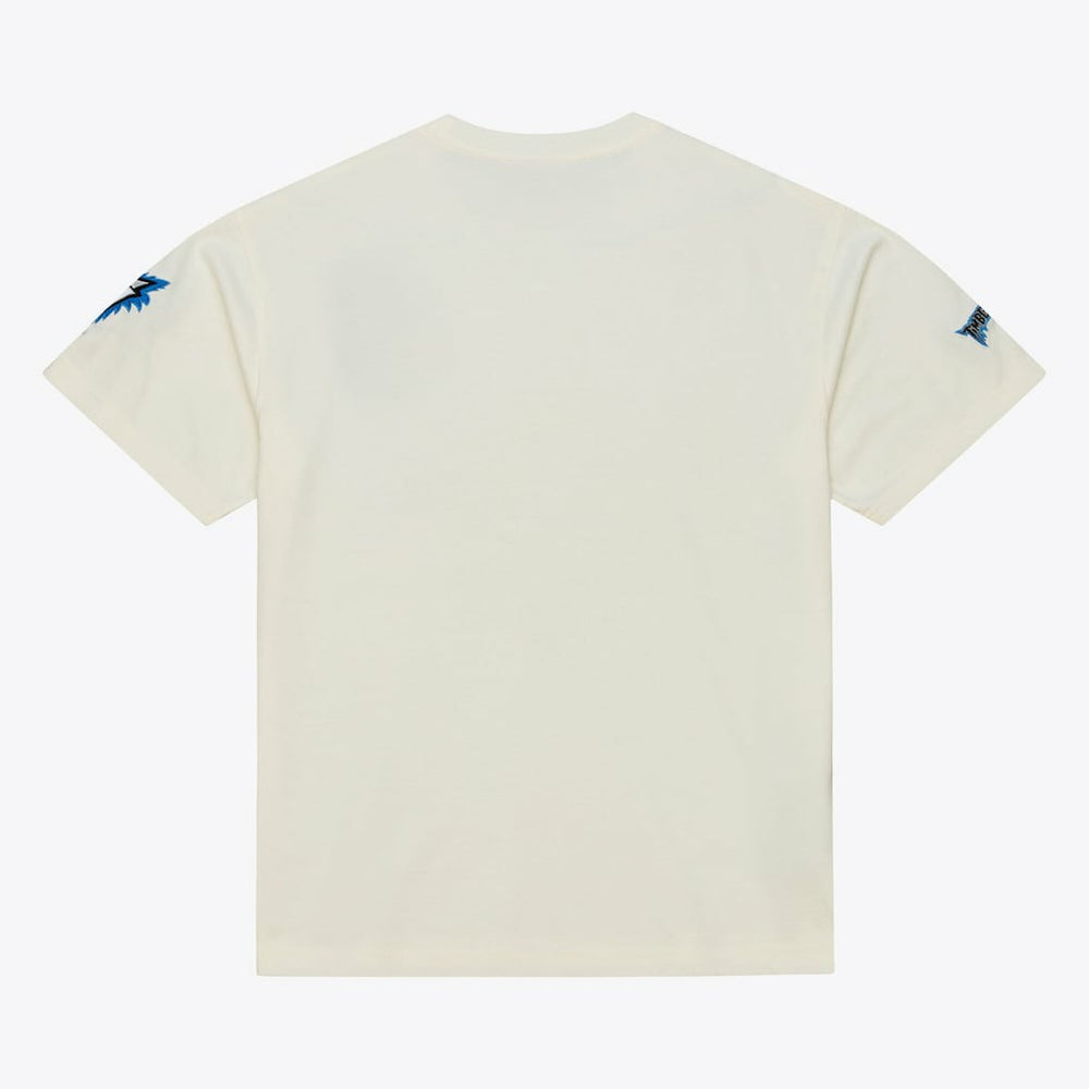 Minnesota Timberwolves Hardwood Classics Chainstitch Premium T-Shirt - Cream | Mitchell & Ness sale