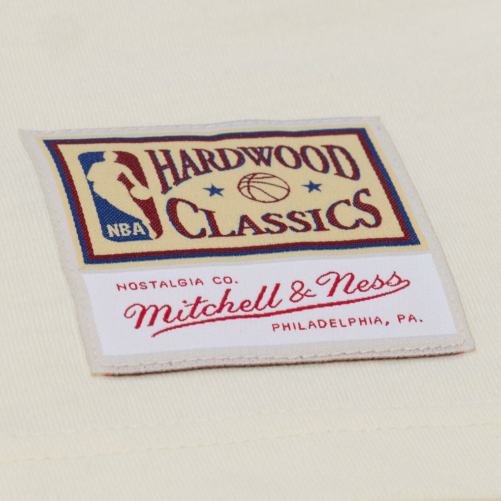 Minnesota Timberwolves Hardwood Classics Chainstitch Premium T-Shirt - Cream | Mitchell & Ness sale