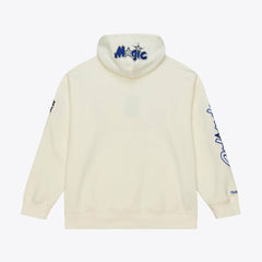 Orlando Magic Hardwood Classics Chainstitch Premium Fleece Hoodie - Cream | Mitchell & Ness cheap