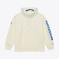 Minnesota Timberwolves Hardwood Classics Chainstitch Premium Fleece Hoodie - Cream | Mitchell & Ness cheap