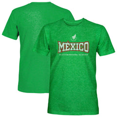 Mexico National Team 1863FC Athletic Wordmark Vintage Tri-Blend T-Shirt - Green outlet