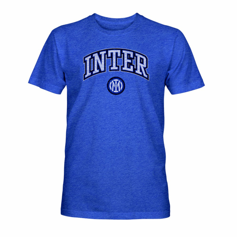 Inter Milan 1863FC Athletic Wordmark Vintage Tri-Blend T-Shirt - Blue sale