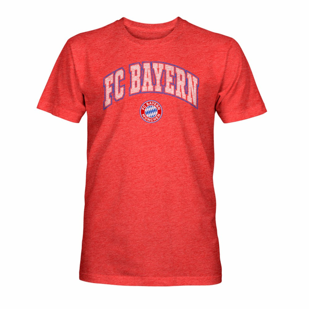 Bayern Munich 1863FC Athletic Wordmark Vintage Tri-Blend T-Shirt - Red for sale