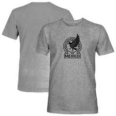 Mexico National Team 1863FC Mono Badge Vintage Tri-Blend T-Shirt - Gray discount