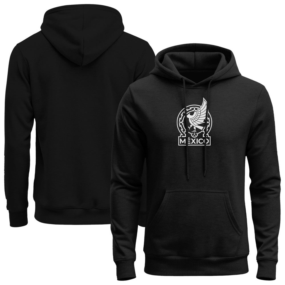 Mexico National Team 1863FC Mono Badge Fleece Hoodie - Black for sale