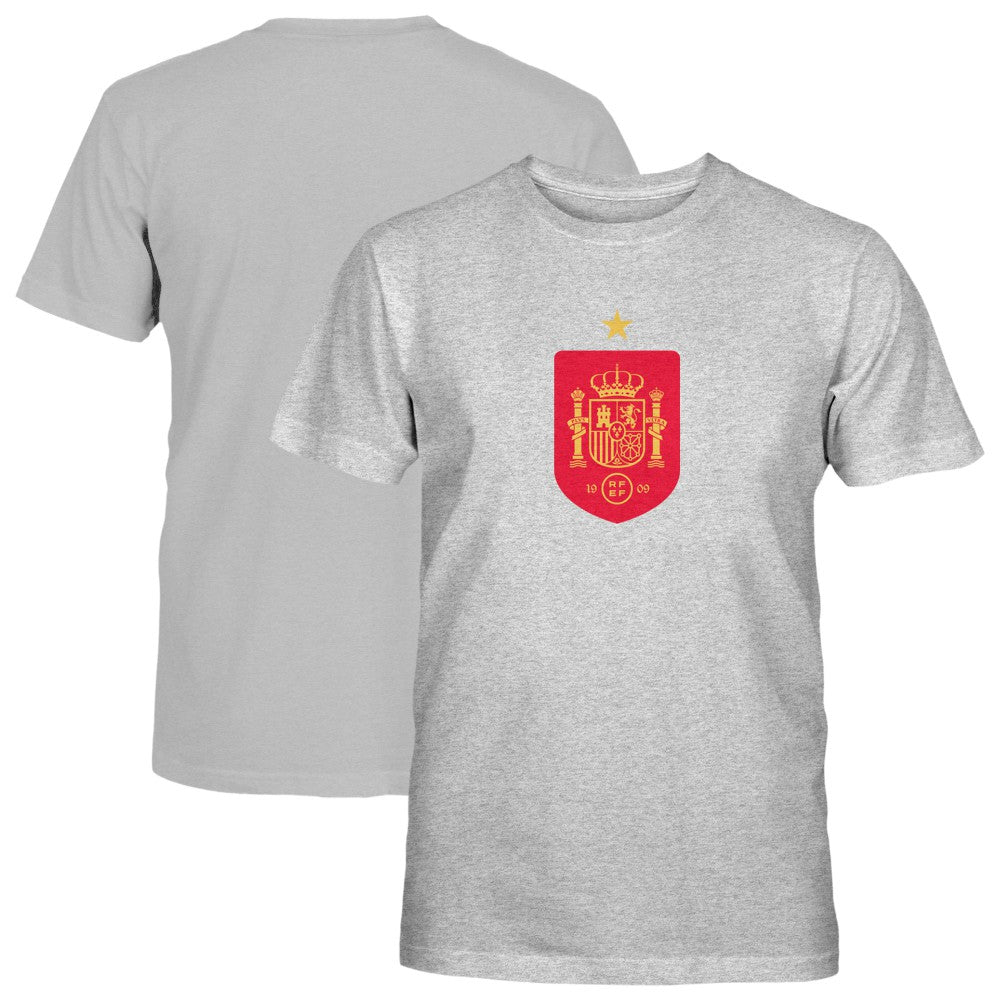 Spain National Team 1863FC Youth Color Badge T-Shirt - Gray discount
