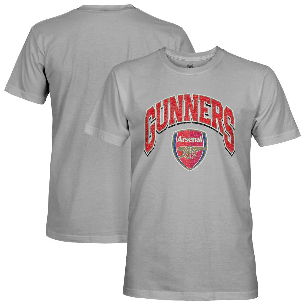 Arsenal 1863FC Wordmark Cotton T-Shirt - Gray for sale
