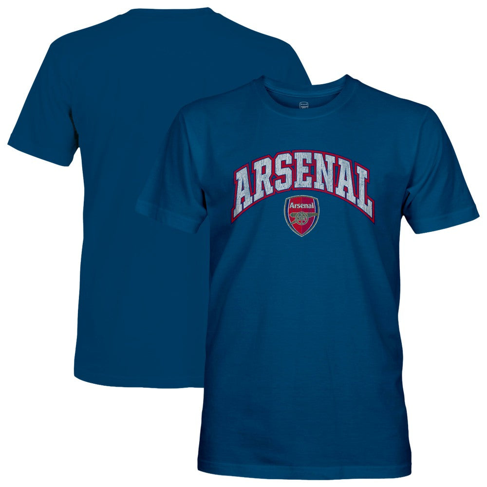 Arsenal 1863FC Wordmark Cotton T-Shirt - Blue sale