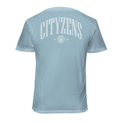 Manchester City 1863FC Back Wordmark Soft Wash T-Shirt - Light Blue on sale