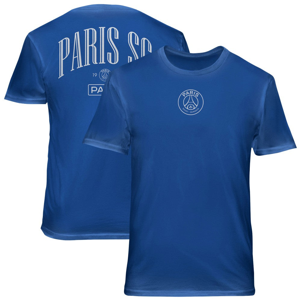 Paris Saint-Germain 1863FC Back Wordmark Soft Wash T-Shirt - Blue for sale