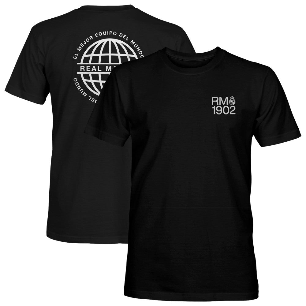 Real Madrid 1863FC Emblem Heavyweight T-Shirt - Black sale