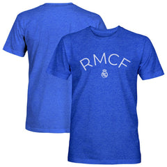 Real Madrid 1863FC Team Arch Vintage Tri-Blend T-Shirt - Blue for sale