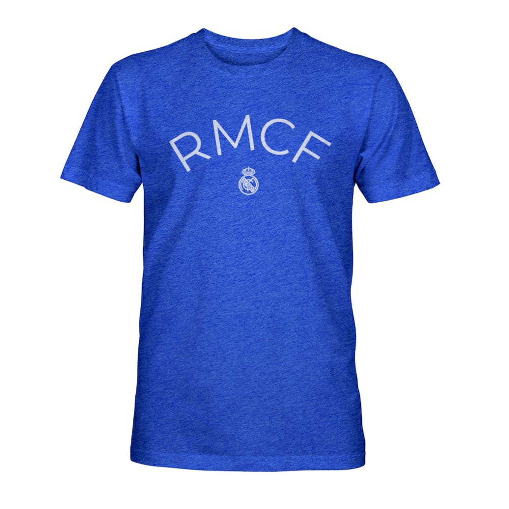 Real Madrid 1863FC Team Arch Vintage Tri-Blend T-Shirt - Blue for sale