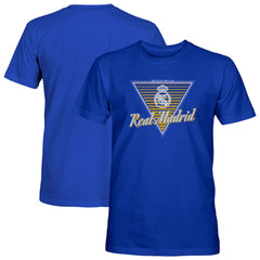 Real Madrid 1863FC Triangle Cotton T-Shirt - Blue on sale