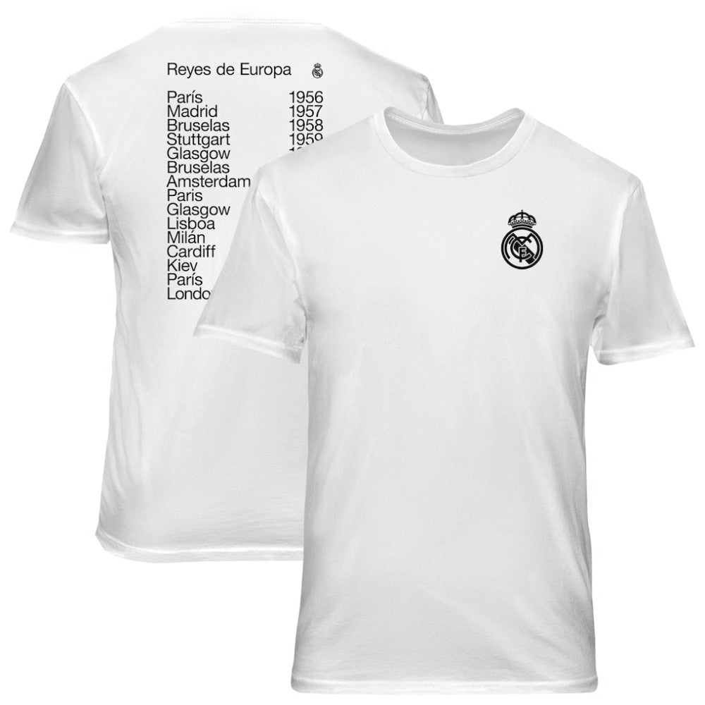 Real Madrid 1863FC Championships Soft Wash T-Shirt - White online