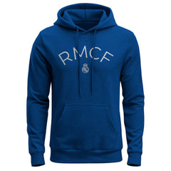 Real Madrid 1863FC Wordmark Fleece Hoodie - Blue outlet