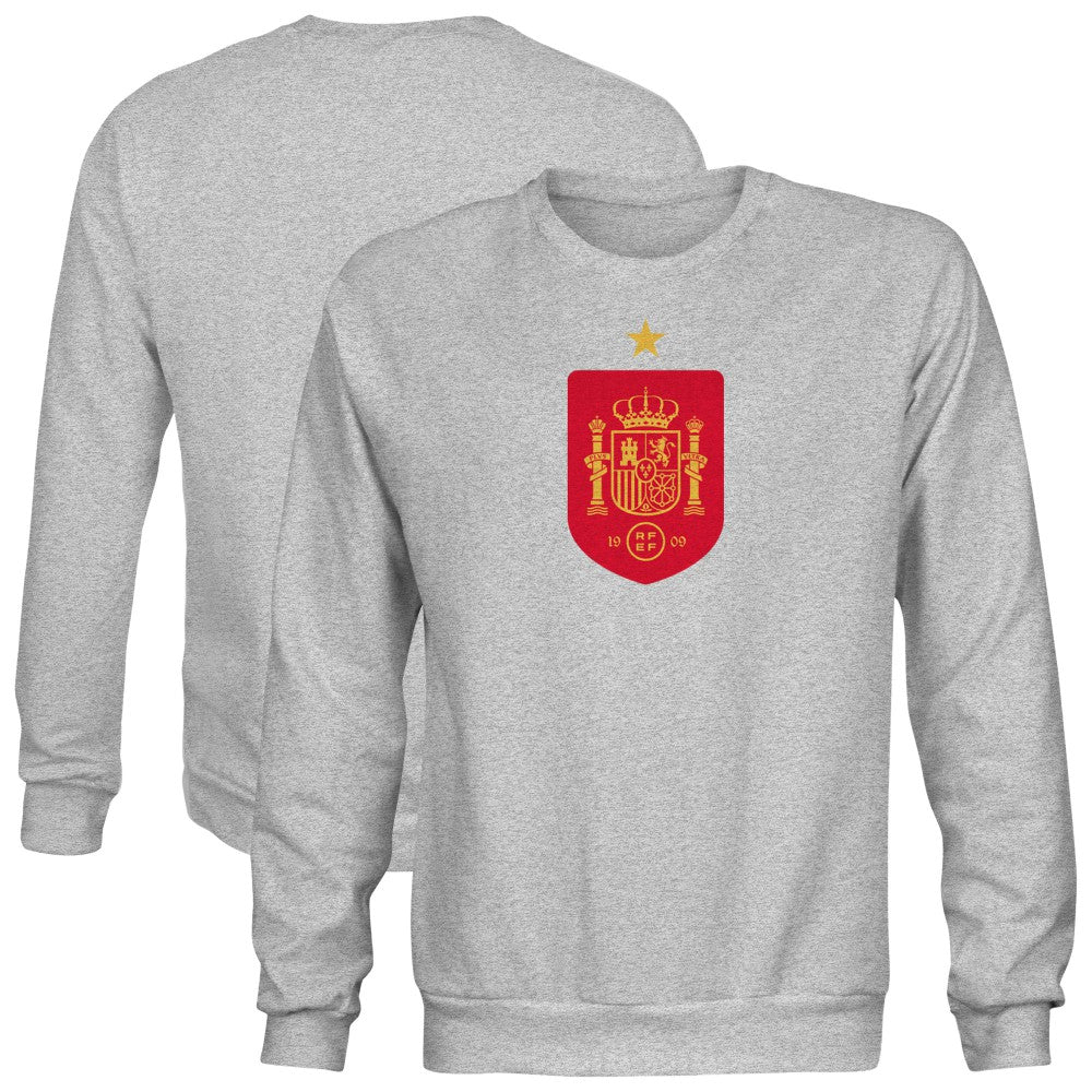 Spain National Team 1863FC Color Badge Sweatshirt - Gray outlet