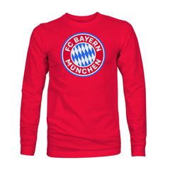 Bayern Munich 1863FC Color Badge Long Sleeve T-Shirt - Red outlet