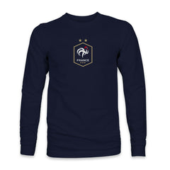 France National Team 1863FC Color Badge Long Sleeve T-Shirt - Navy sale