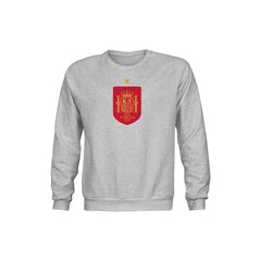 Spain National Team 1863FC Youth Color Badge Sweatshirt - Gray online