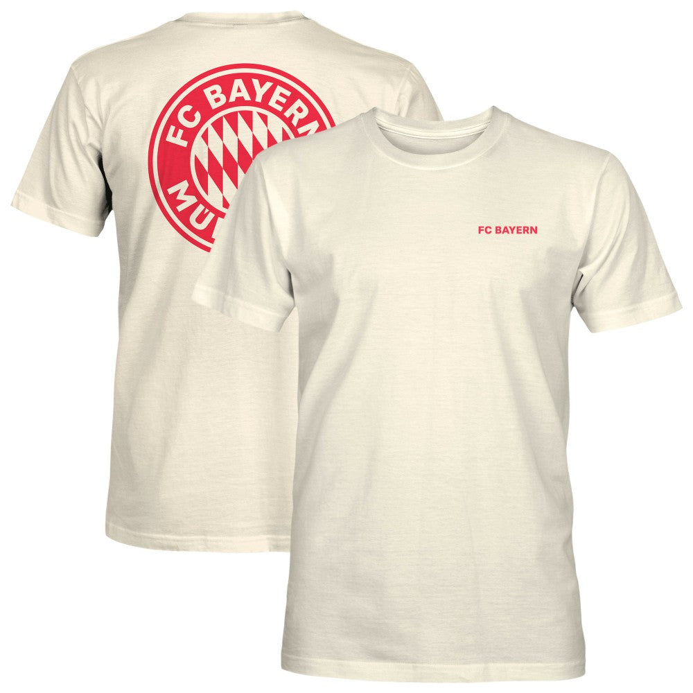 Bayern Munich 1863FC Big Logo Heavyweight T-Shirt - Cream outlet