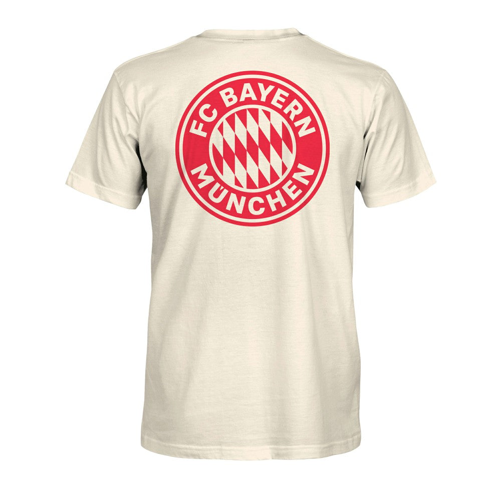 Bayern Munich 1863FC Big Logo Heavyweight T-Shirt - Cream outlet