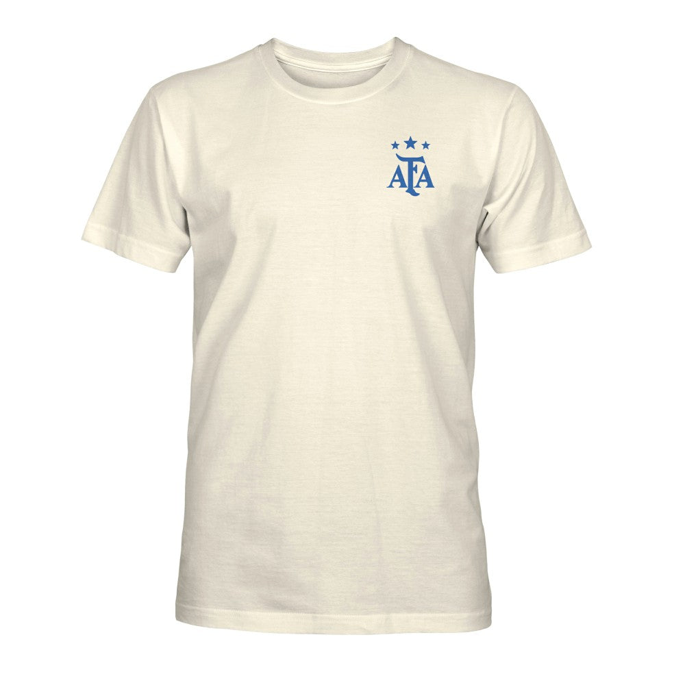 Argentina National Team 1863FC Own the Pitch Heavyweight T-Shirt - Cream cheap