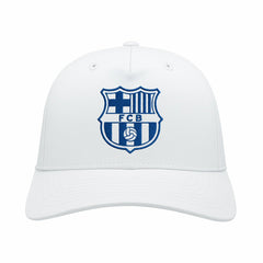 Barcelona 1863FC Mono Badge High Point Adjustable Hat - White cheap