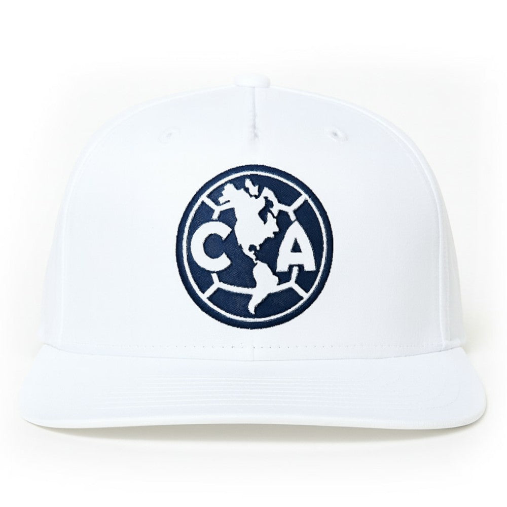 Club America 1863FC Mono Badge High Point Adjustable Hat - White discount
